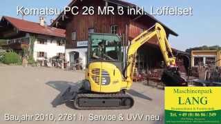 Komatsu PC 26 MR 3 - DEMO @ Lang Machinery Komatsu PC 26 MR 3 - DEMO @ Lang Machinery