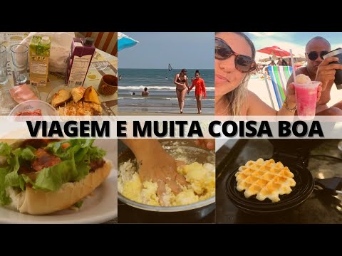 Fim de semana em família: Dia de praia, nosso carnaval, receita de lanche de toscana e pão de queijo