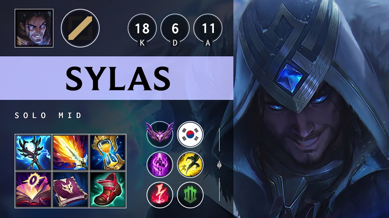 Sylas Mid vs Malzahar: Dominating - KR Master Patch 14.19