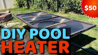 DIY Pool Heater  $50 Solar Heater