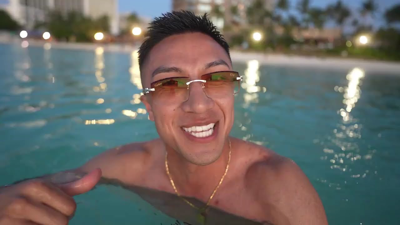 Beautiful Sunset in Guam | Dusit Beach Travel destination [HD Quality]