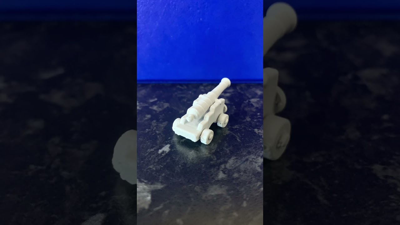 Scale cannons for model boats and wargaming 