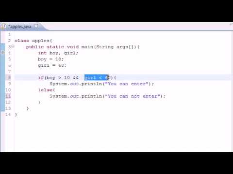 Java Programming Tutorial 11 Logical Operators - YouTube