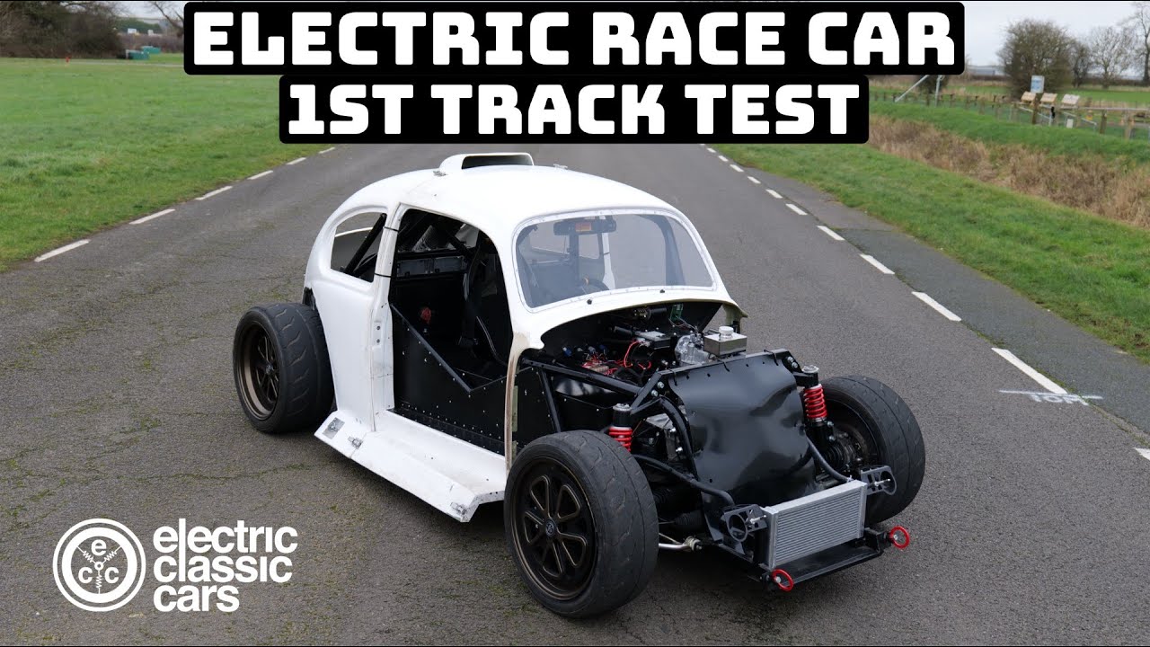 Tesla powered race car Ep10 - Track test