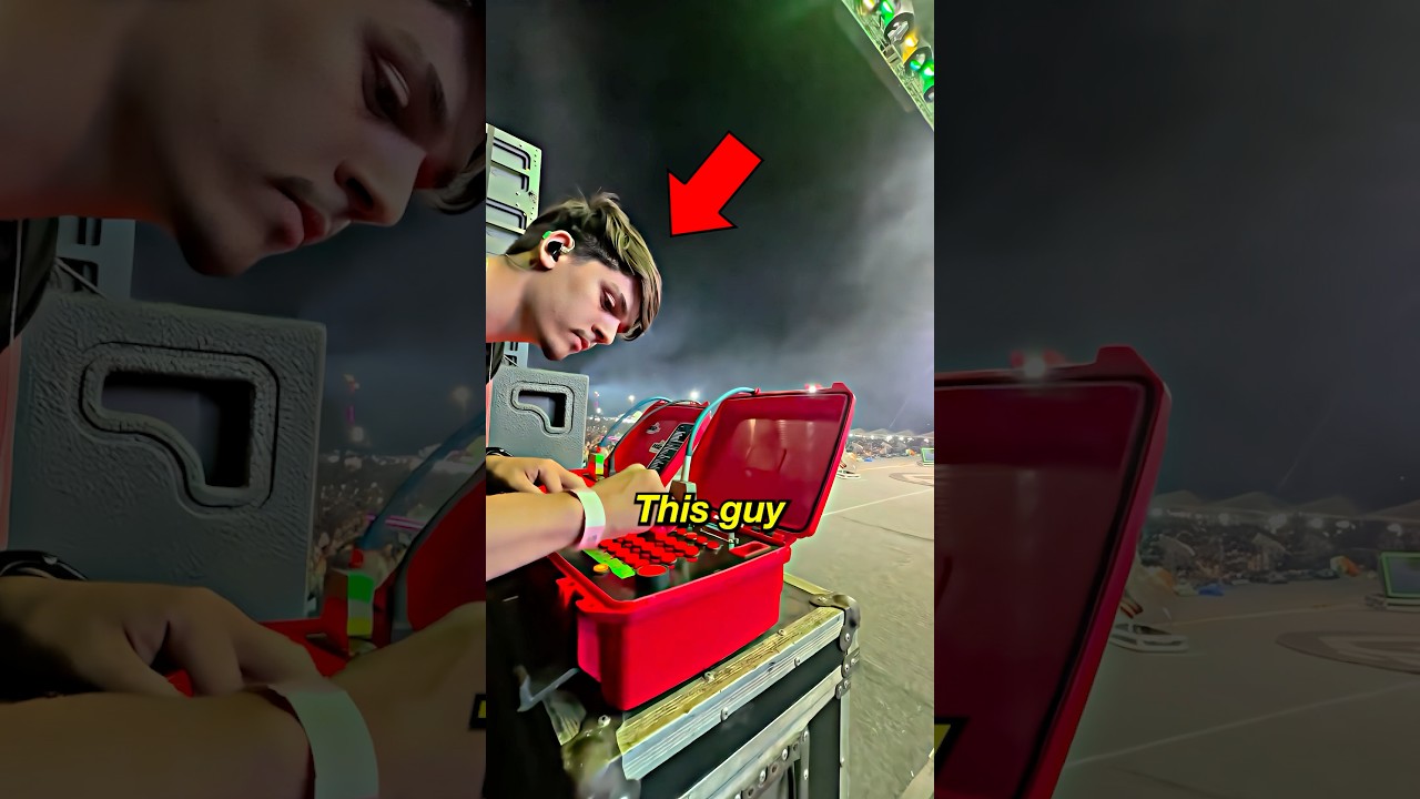 Он руководил фейерверком, благодаря которому весь концерт прошёл на ура 