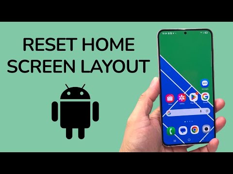 How To Reset Home Screen Layout On Android