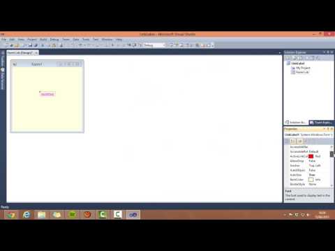 Insertar LinkLabel Visual Studio