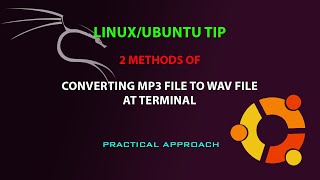 Download Lagu LINUX UBUNTU TIP: Convert mp3 file to wav MP3