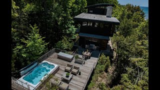 Drone Video Of 8.5M Dune Home On Lake Michigan