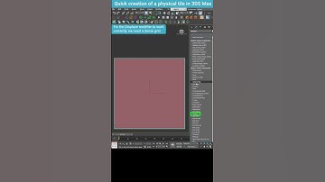 Quick Tile Creation with 3Ds Max Displace Modifier: A 24-Second Tutoria #shorts #tips #3dsmax #tiles
