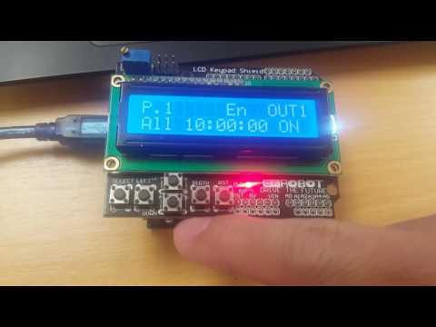 Timer 4 ch. - Timer program setting by serial monitor