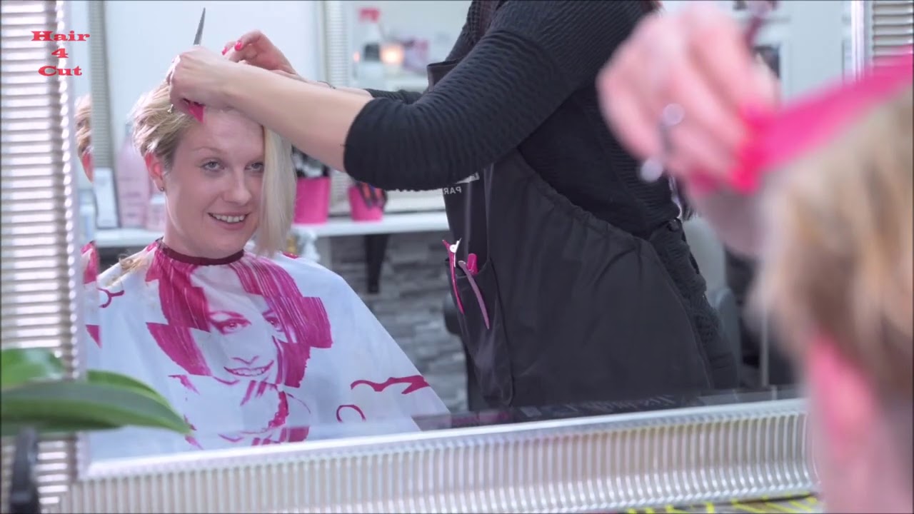 2020-40 Denisa preview - long hair cut to short asymmetric haircut