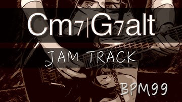 5 -1 Jam Backing Track (Cm7 G7alt) - G Altered Scale Practice