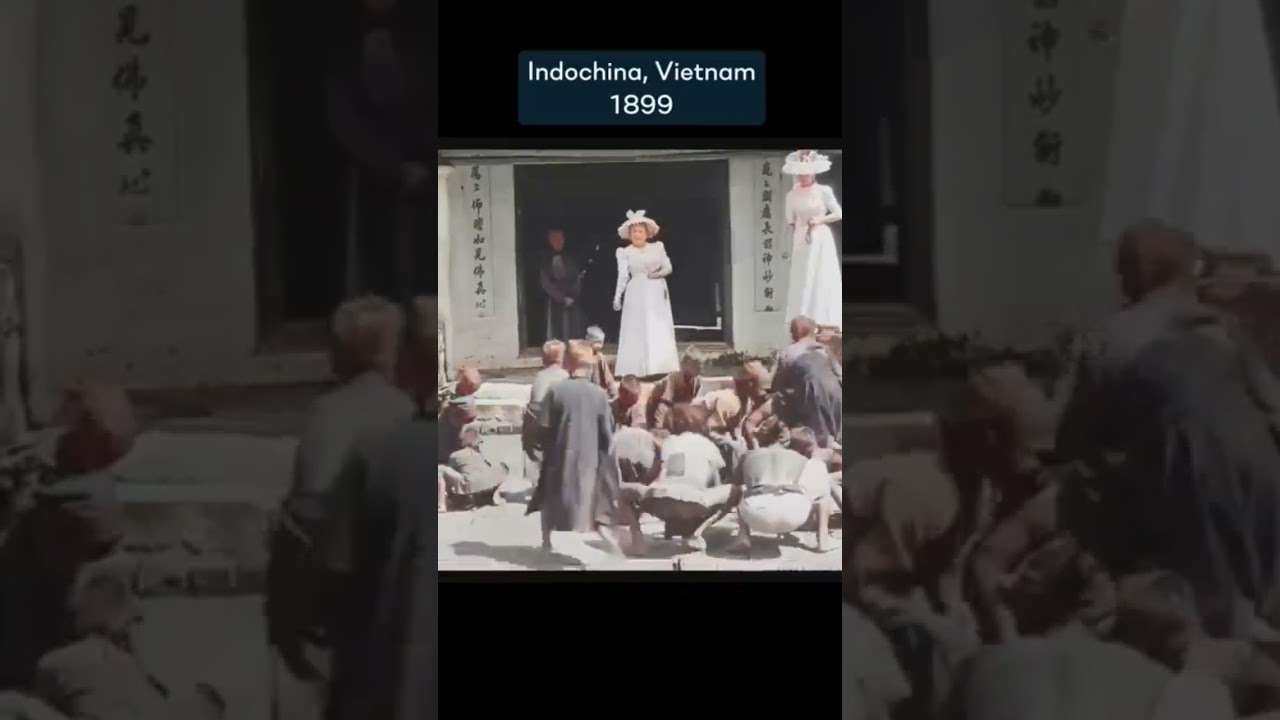 Indochina, Vietnam in 1899 during British Colonial 