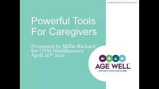 Powerful Tools for Caregivers
