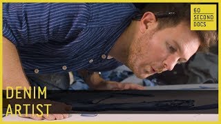 Play video: Denim Artist Ian Berry (Denimu) Creates Photorealistic Portraits