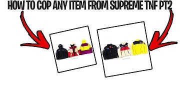 How to cop ANY item from Supreme TNF PART 2 (Week 15)