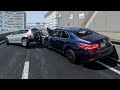 Realistic Car Crashes and Overtakes: BeamNG Drive Gameplay