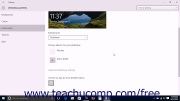 Windows 10 Tutorial Lock Screen and Screen Saver Settings Microsoft Training