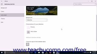 Windows 10 Tutorial Lock Screen and Screen Saver Settings Microsoft Training Windows 10 Tutorial Lock Screen and Screen Saver Settings Microsoft Training