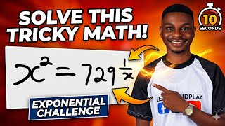 The Secret Method: The Easiest Way to Solve a Tricky Exponential Challenge!