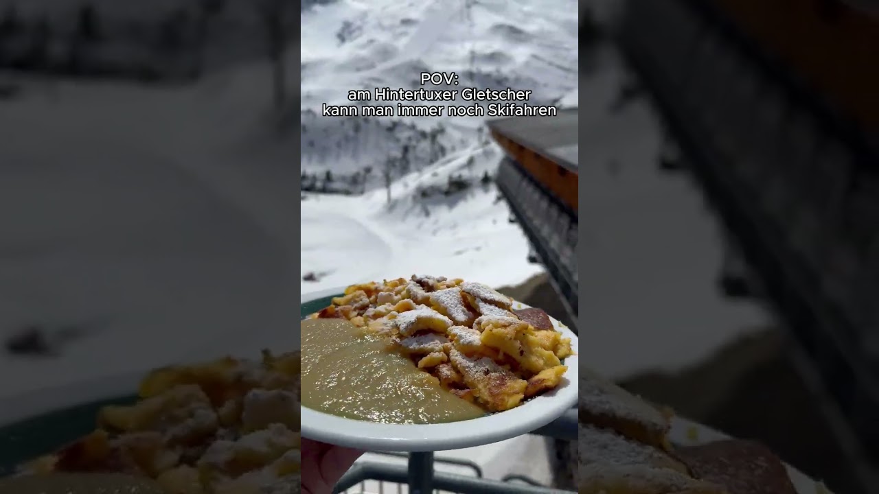 POV: am Hintertuxer Gletscher kann man immer noch Skifahren 