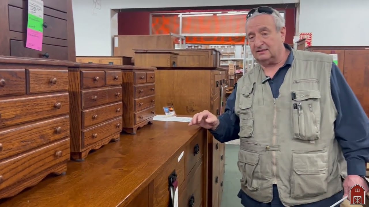 American Made Solid Oak Jewelry Box Hand Made By Amish Craftsman ON SALE NOW!