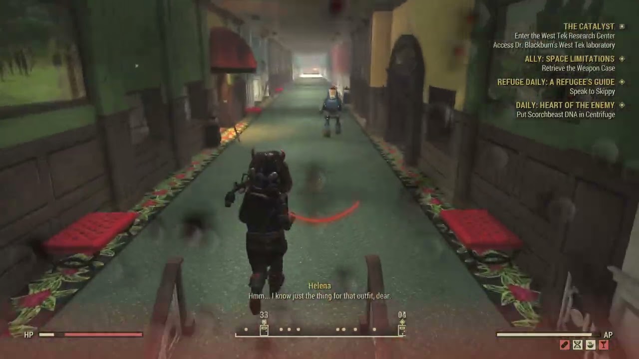 Fallout 76 Whitespring Mall Death by Robots