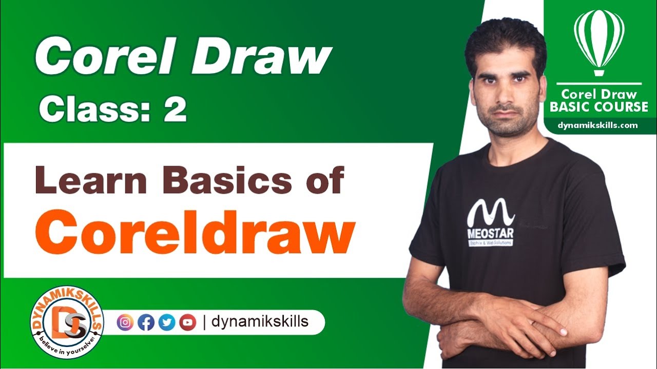 CorelDraw interface introduction in Details. - YouTube