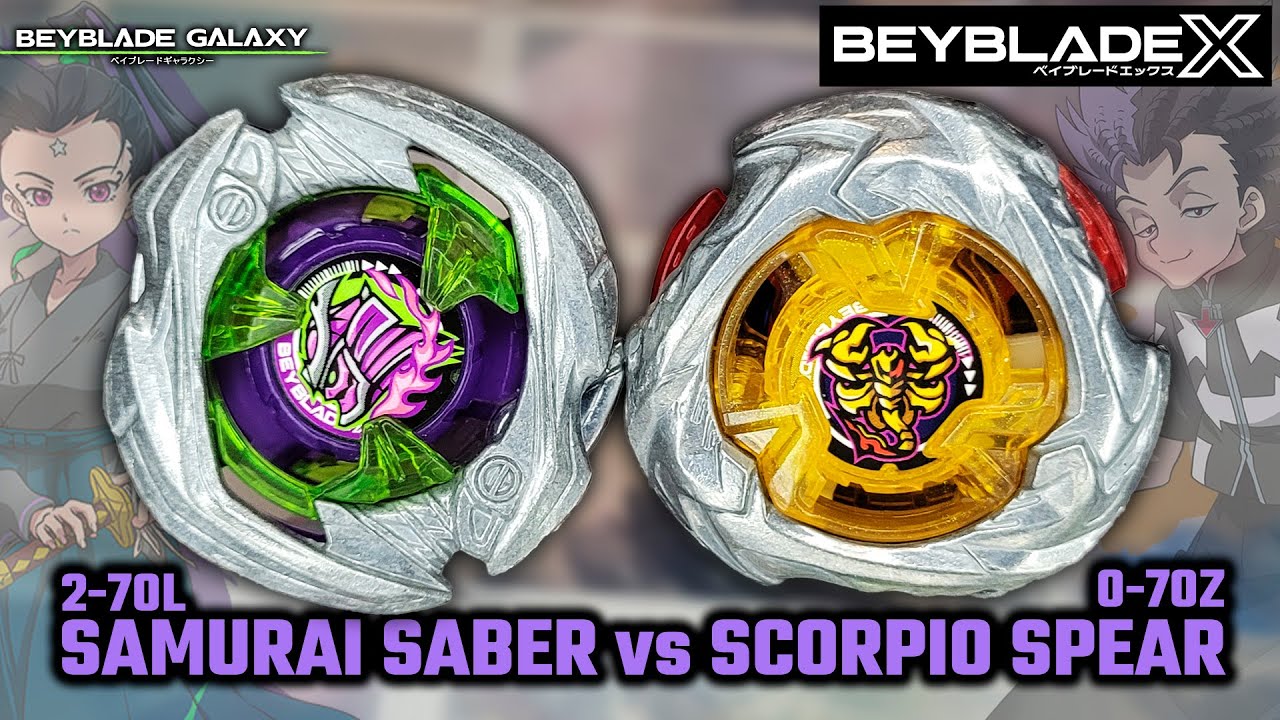 SAMURAI SABER 2-70L vs SCORPIO SPEAR 0-70Z [Beyblade X