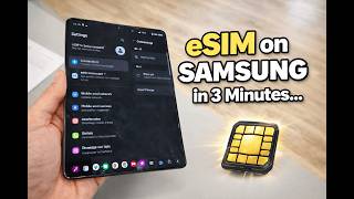 How to Setup eSIM on Samsung in 3 minutes...