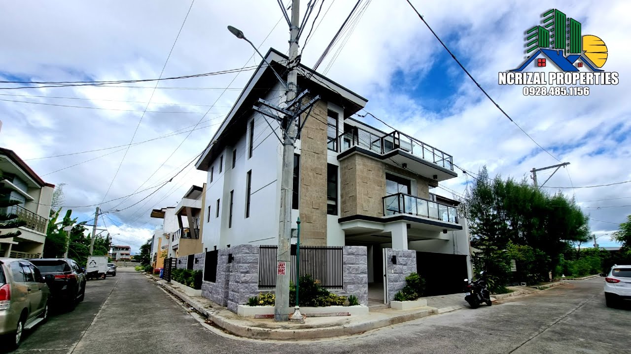 Corner House and Lot for Sale with Swimming Pool in Greenwoods Executive Village Pasig Taytay Cainta