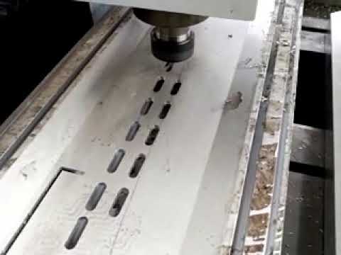 Aluminum profile processing - YouTube