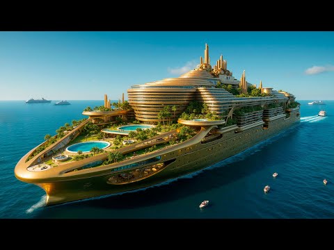 Самый БОЛЬШОЙ в мире КОРАБЛЬ стоимостью 20 миллиардов долларов, побивший все рекорды