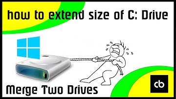 Extend Size of Your C Drive Windows 7/8/8.1/10 | Merge Two Partitions