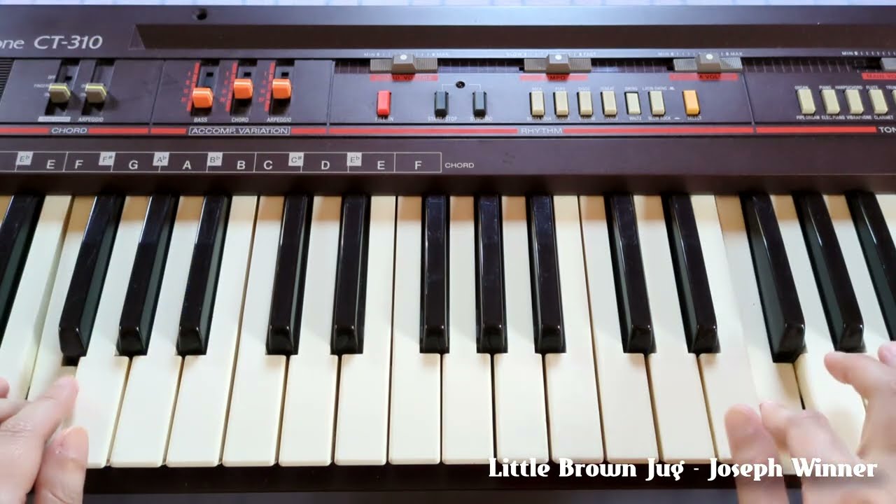 CT-310 (CASIO 80's Vintage Keyboad) Little Brown Jug - Joseph