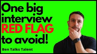 One Red Flag a Hiring Manager for Google and Amazon Always Look For - (Avoid Making This Mistake)