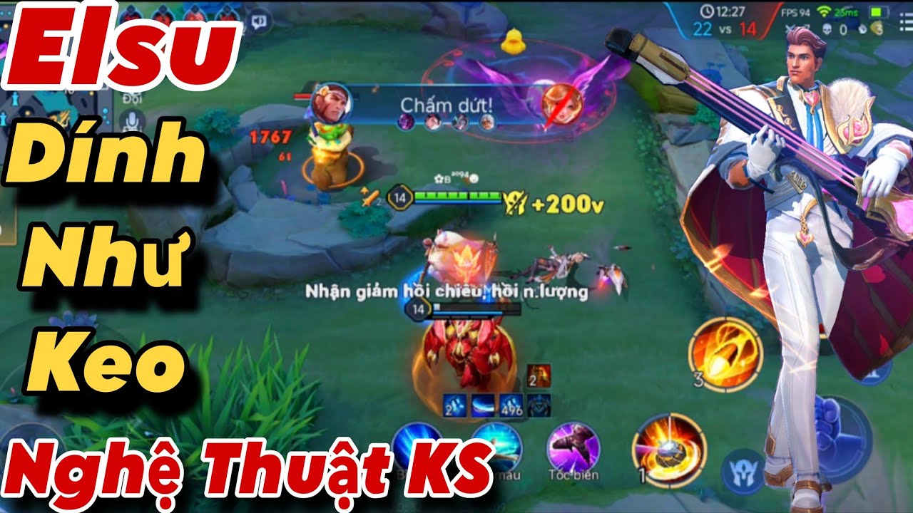 Top Elsu Combo Hủy Diệt Cướp Hết Bùa Team Bạn Viễn Trình Kích Dính Như Keo 1 Viên Bốc Hơi