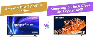 🔥 Amazon Fire TV vs SAMSUNG 4K UHD TV Comparison! 📺