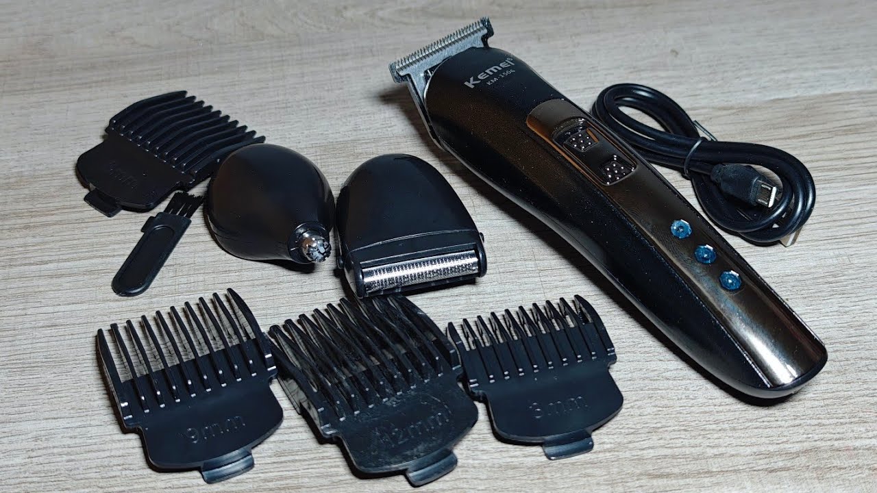 Kemei Beard Hair Trimmer KM-1506 (Review) - YouTube