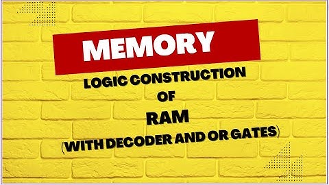 Logic construction of a 4x3 RAM (with decoder and OR gates)  #digitalelectronics #memoryunit