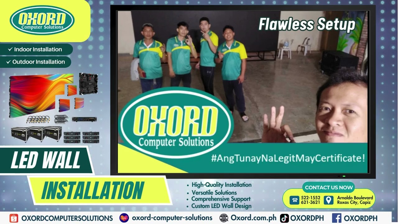 OXORD LED Wall Installation