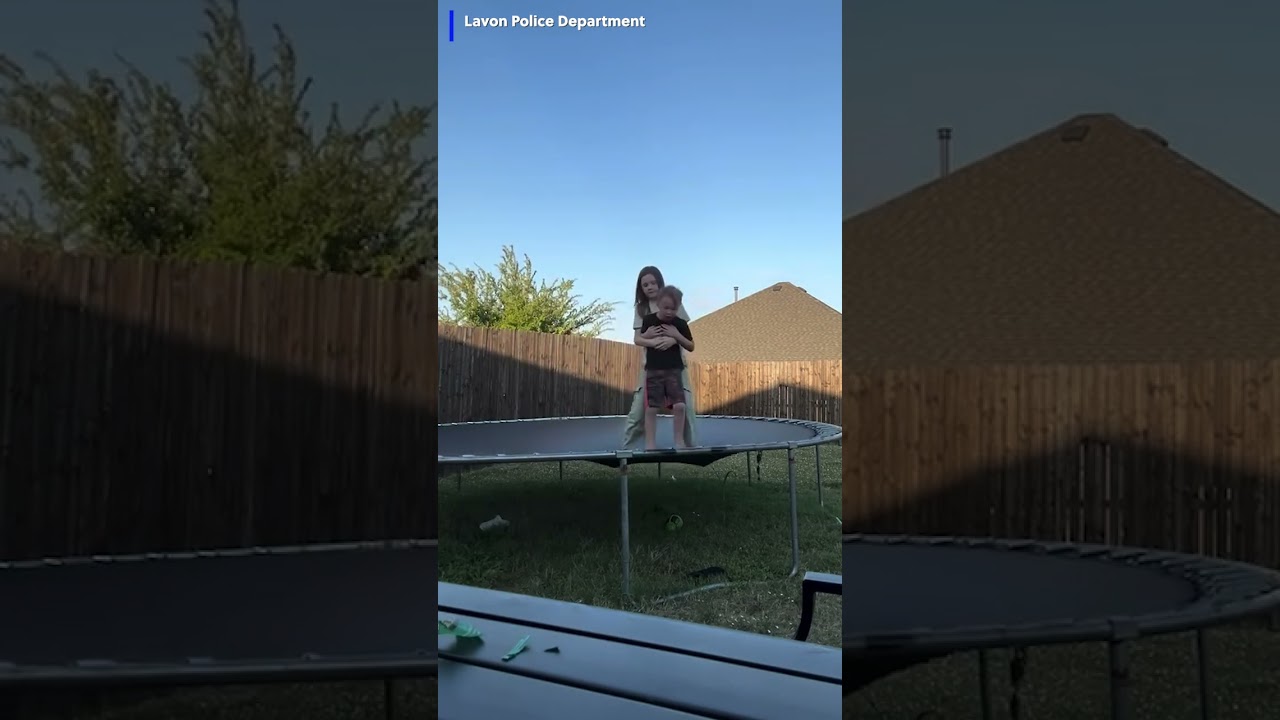 Sister saves choking brother