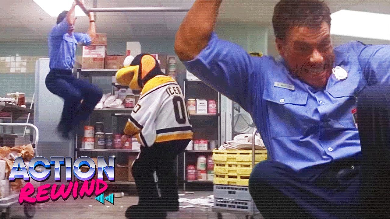 Evil Mascot Gets a Beating From Jean-Claude Van Damme | Sudden Death (1995) | Action Rewind