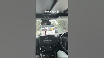 Dad’s ego ⚜️ #scorpio #thar #overtake #speeding #overtaking #car #s10 #ego #edit #viral #trending
