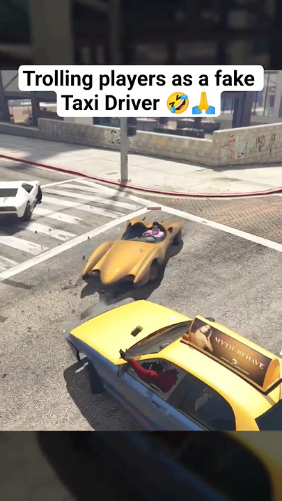 Trolling players as a fake Taxi Driver 😂🙏 #gtaonline #gta5 #gta5online #gtaviral #fail