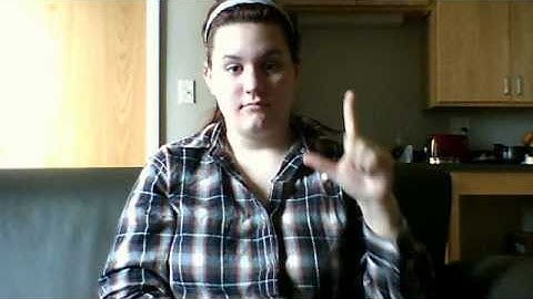 ASL I Video Assignment #2