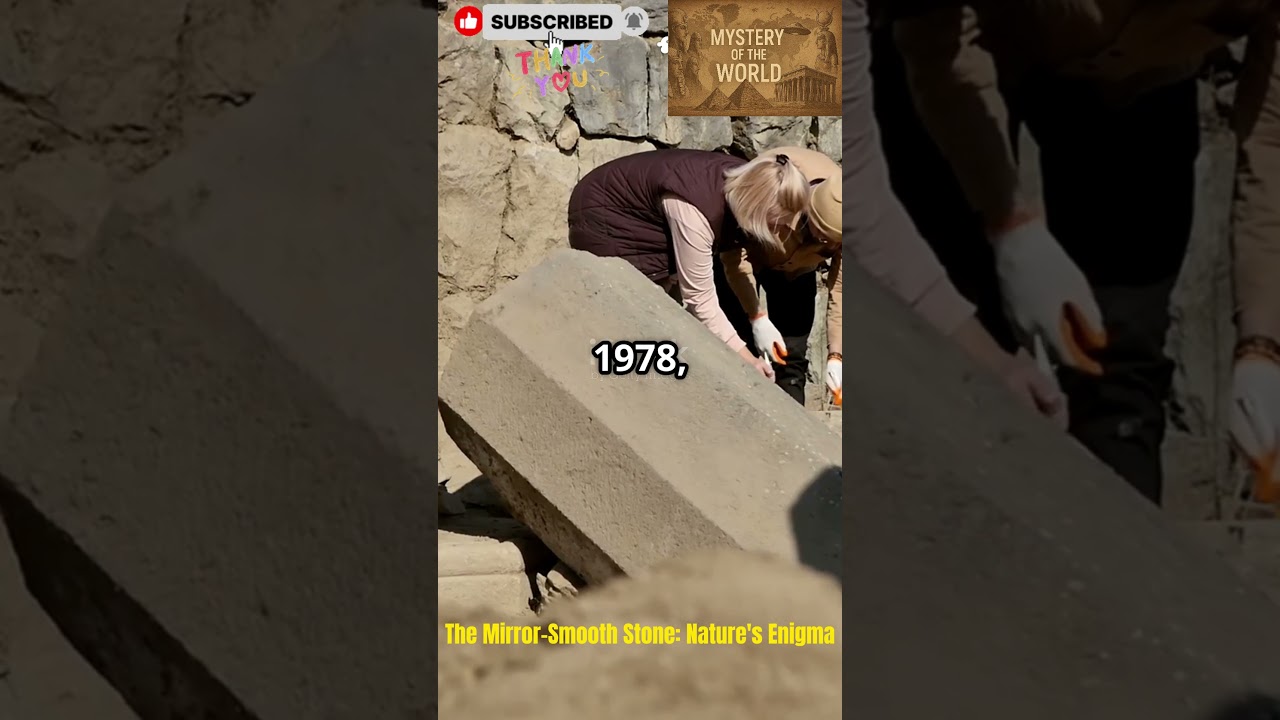 The Mirror Smooth Stone Nature's Enigma 