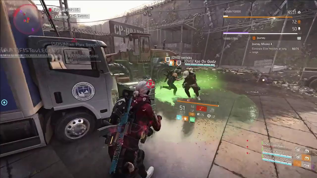 The Division 2 Striker Tank Gameplay