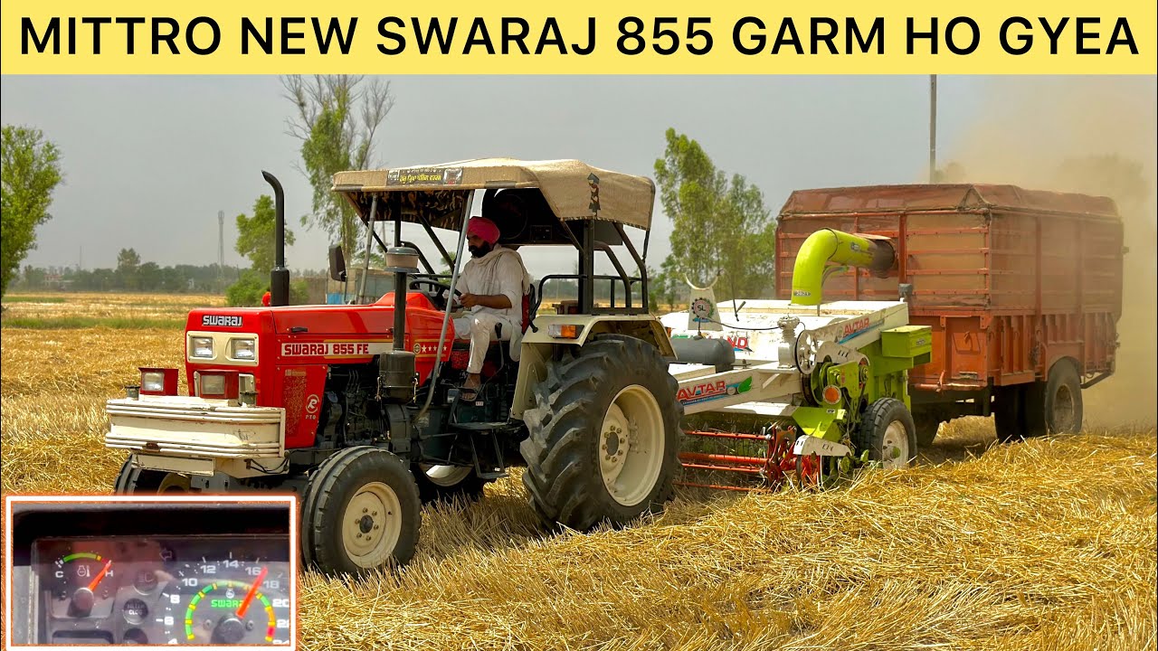 New Toy Swaraj 855 3 Speed 20 Minutes Vich Tralli Bhar Reha Ik Din Vich 30 Trallia Kar Dinda